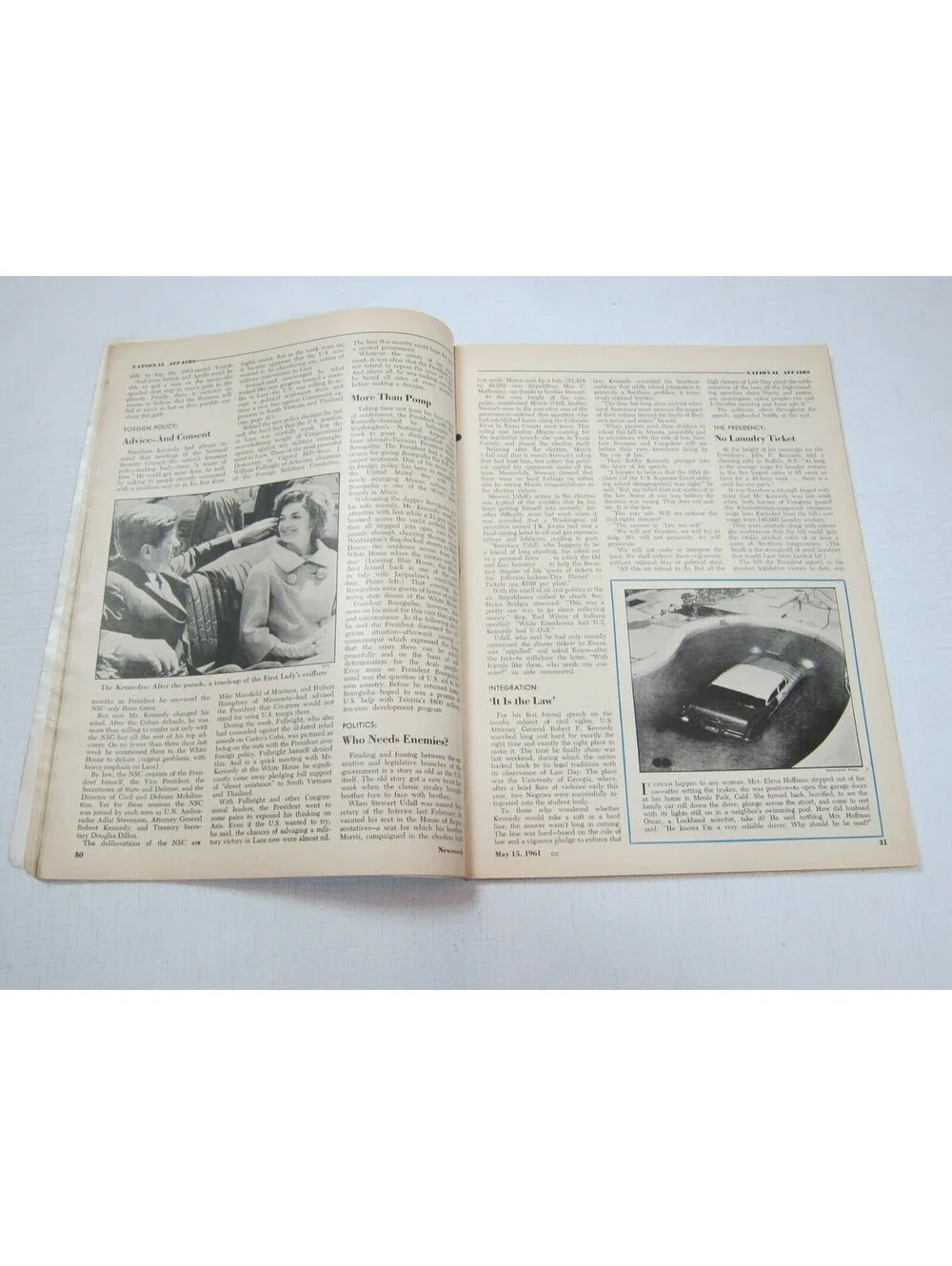 Newsweek May 15 1961 Caroline Kennedy in the White House Astronaut Alan Shephard